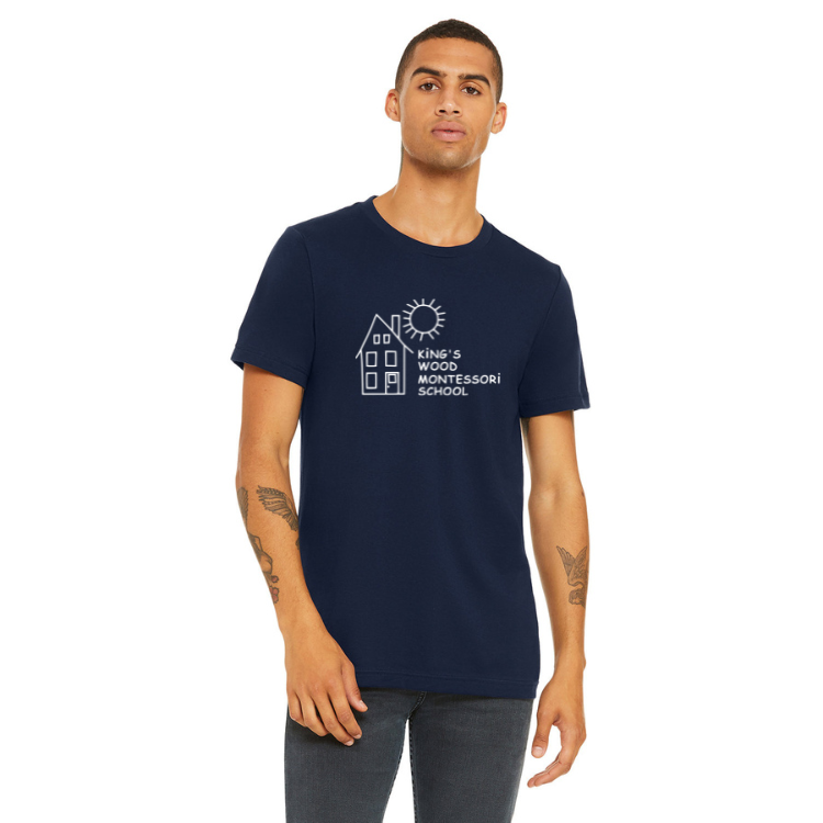 King's Wood Montessori - Adult Unisex T-shirt (3001C)