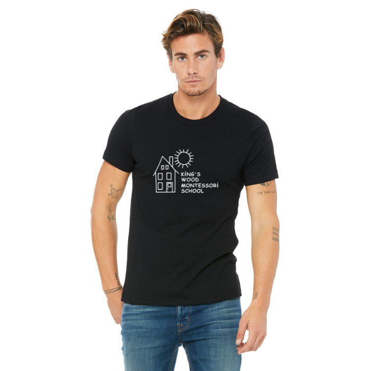 King's Wood Montessori - Adult Unisex T-shirt (3001C)