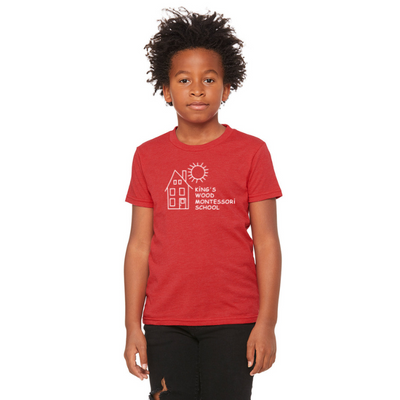 Camiseta unisex para jóvenes Montessori de King's Wood (3001YCV)
