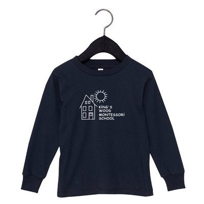 Camiseta unisex de manga larga para niños pequeños Montessori de King's Wood (3501T)