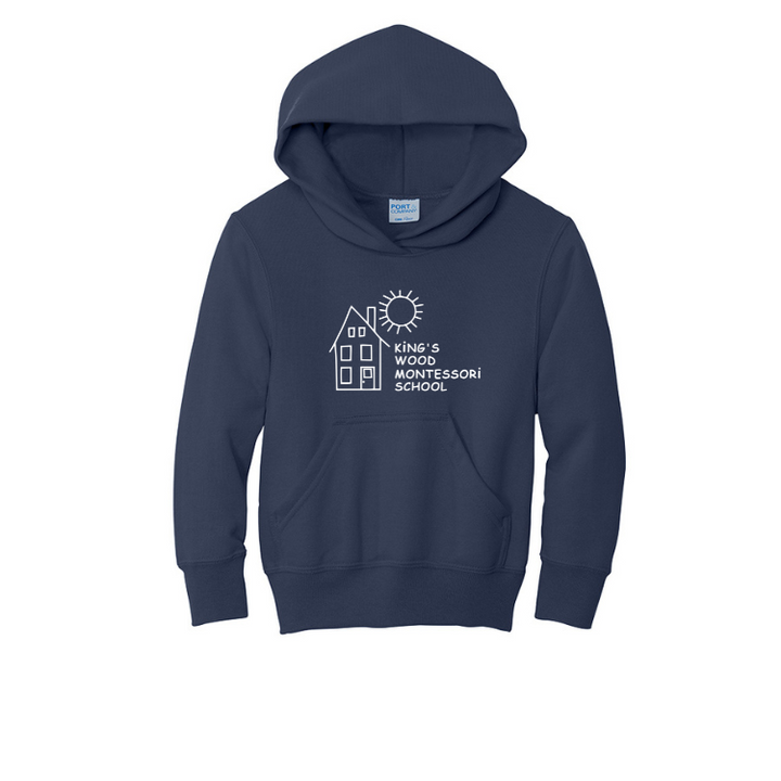 Sudadera con capucha y forro polar Montessori de King's Wood para jóvenes (PC90YH) 