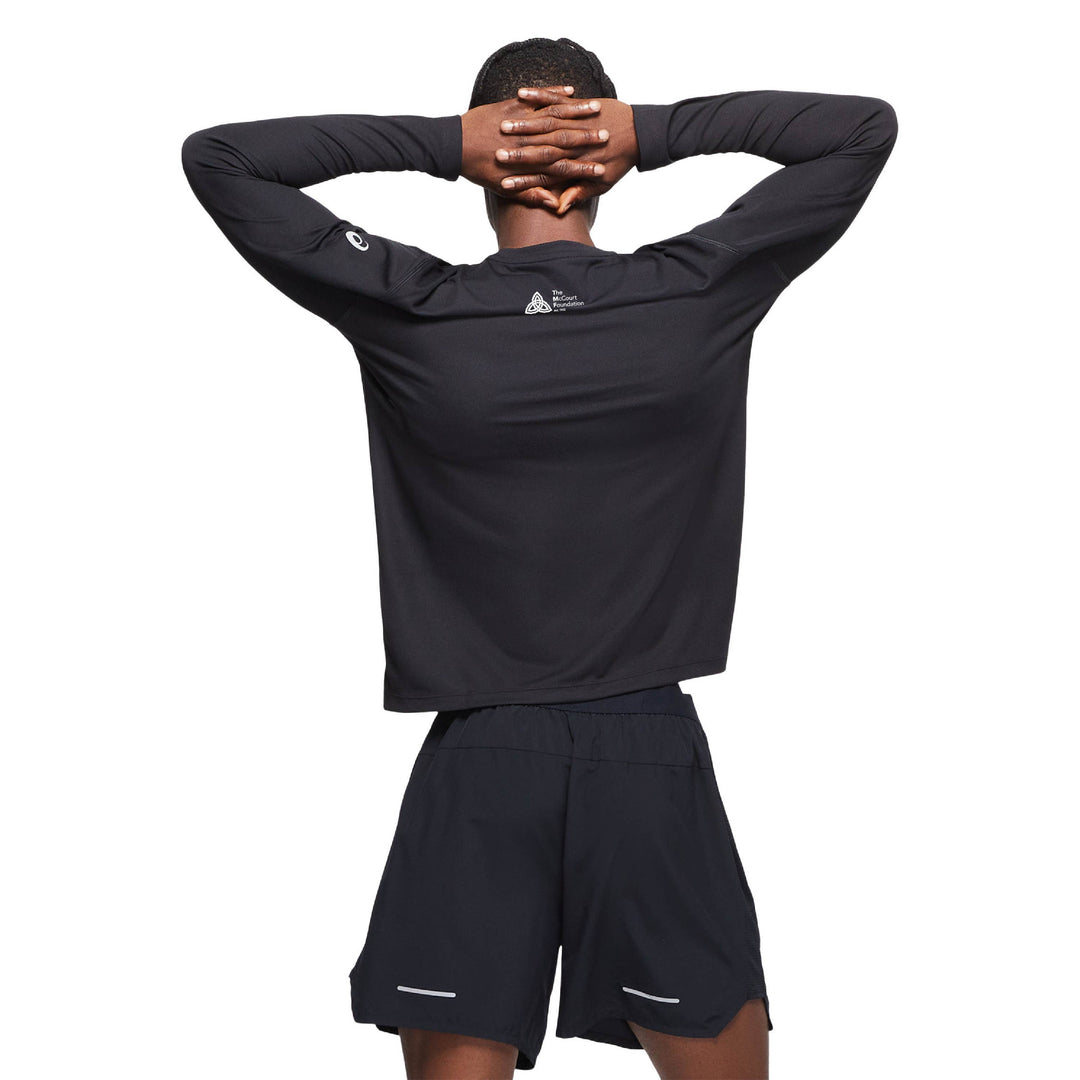 LA Marathon - ASICS Men's Ready Set Long Sleeve Tee Black (2011b459) (LA30/LA35B)