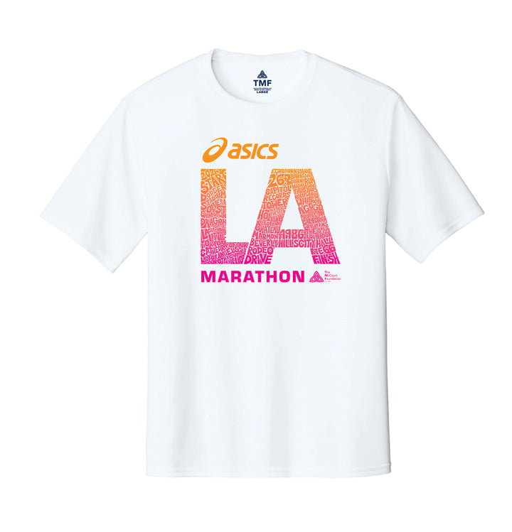 2026 ASICS Los Angeles Marathon - "Run In" Adult Unisex Official Training Tee (LA26-13, LA26-14)