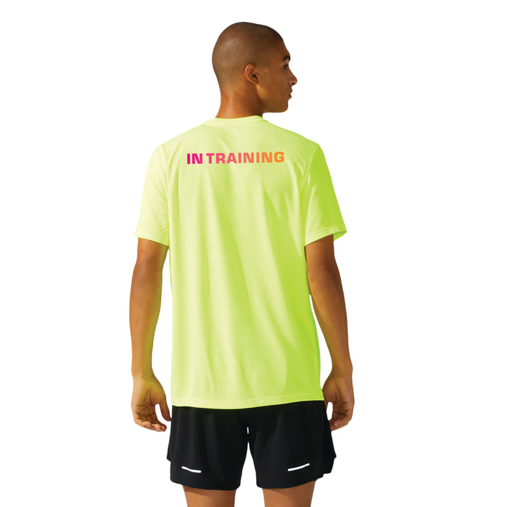 2026 ASICS Los Angeles Marathon - ASICS Men's Ready Set Short Sleeve Tee Safety Yellow (2011b458) (LA26-13, LA26-14)