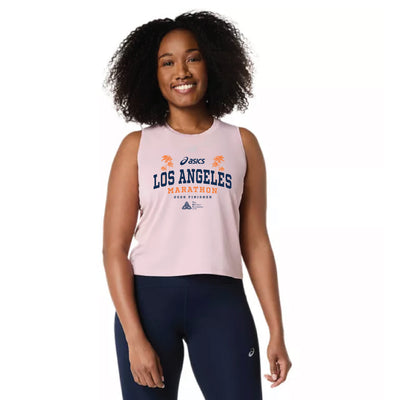 2026 ASICS Los Angeles Marathon FINISHER - ASICS Women's Road Crop Top Morganite (2012D368) (LA26-32)