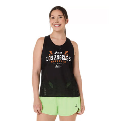 2026 ASICS Los Angeles Marathon FINISHER - ASICS Women's Metarun Tank Black (2012D416) (LA26-33)