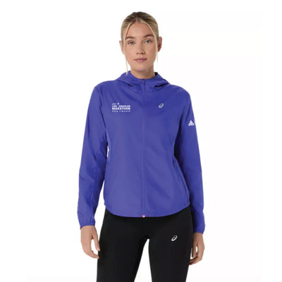 Maratón de Los Ángeles ASICS 2026: Chaqueta ASICS Silver Burst para mujer (2012D148) (LA26-35)