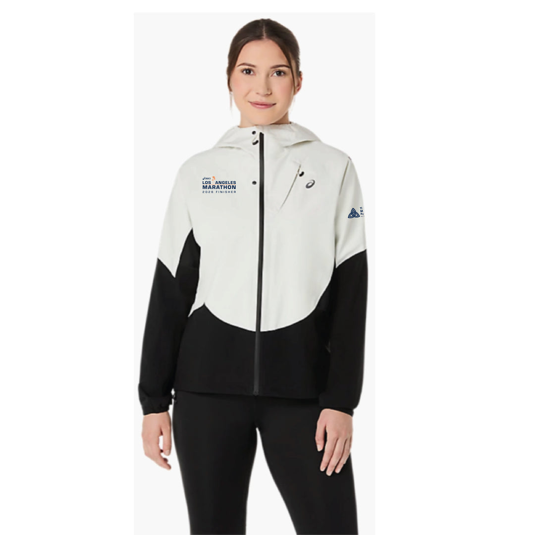 FINISHER del Maratón de Los Ángeles de ASICS 2026 - Chaqueta ASICS Metarun Legend para mujer (2012D348.001) (LA26-34)