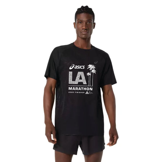 2026 ASICS Los Angeles Marathon FINISHER - ASICS Men's Metarun Short Sleeve Top (2011D510-001) (LA26-31)