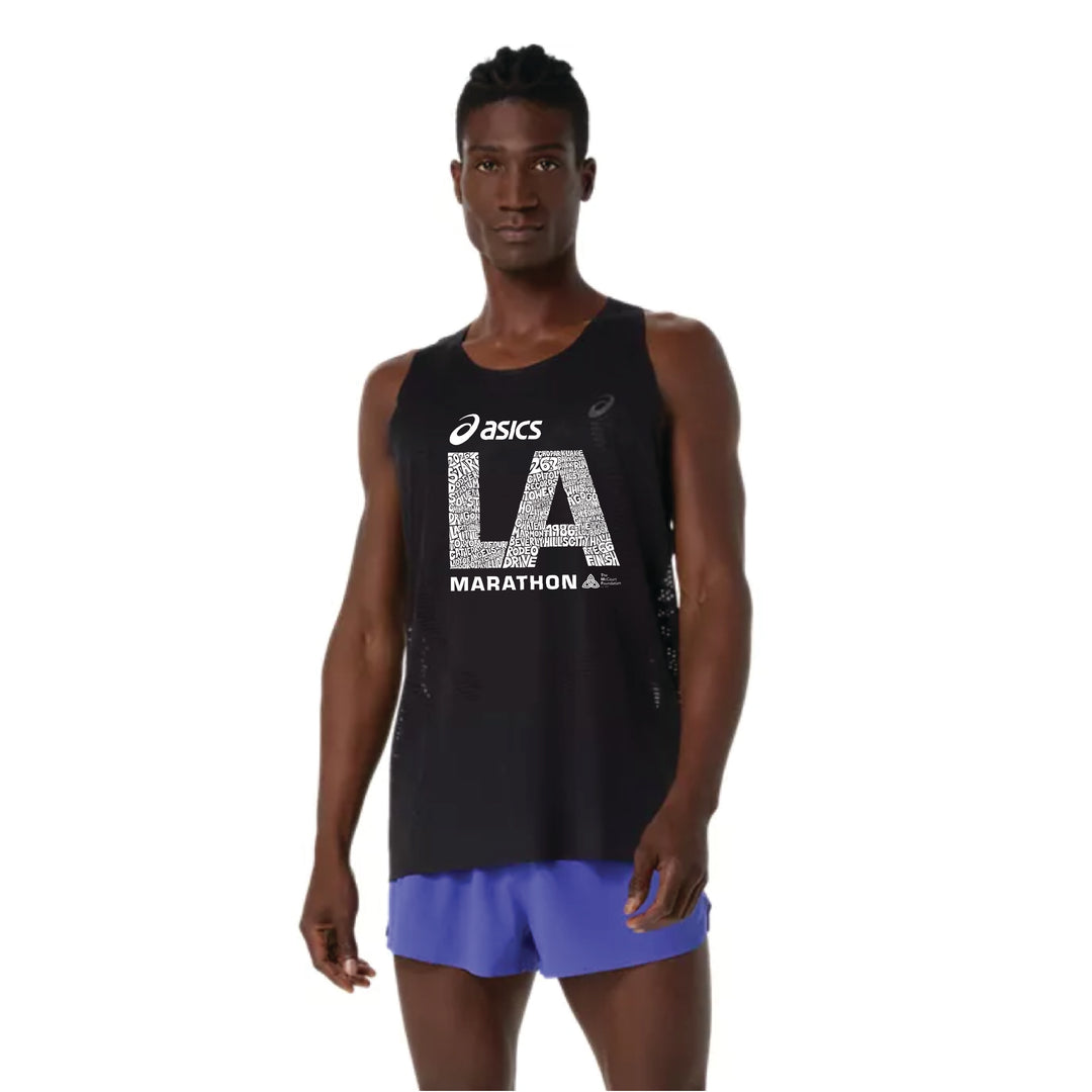 Camiseta sin mangas Asics Falmouth Road Race 2024 Metarun para hombre (2011C990-750) FRR01 (POS)