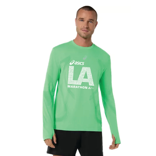 2026 ASICS Los Angeles Marathon - ASICS Men's Seamless Long Sleeve Top (2011D356-301) (LA26-15)
