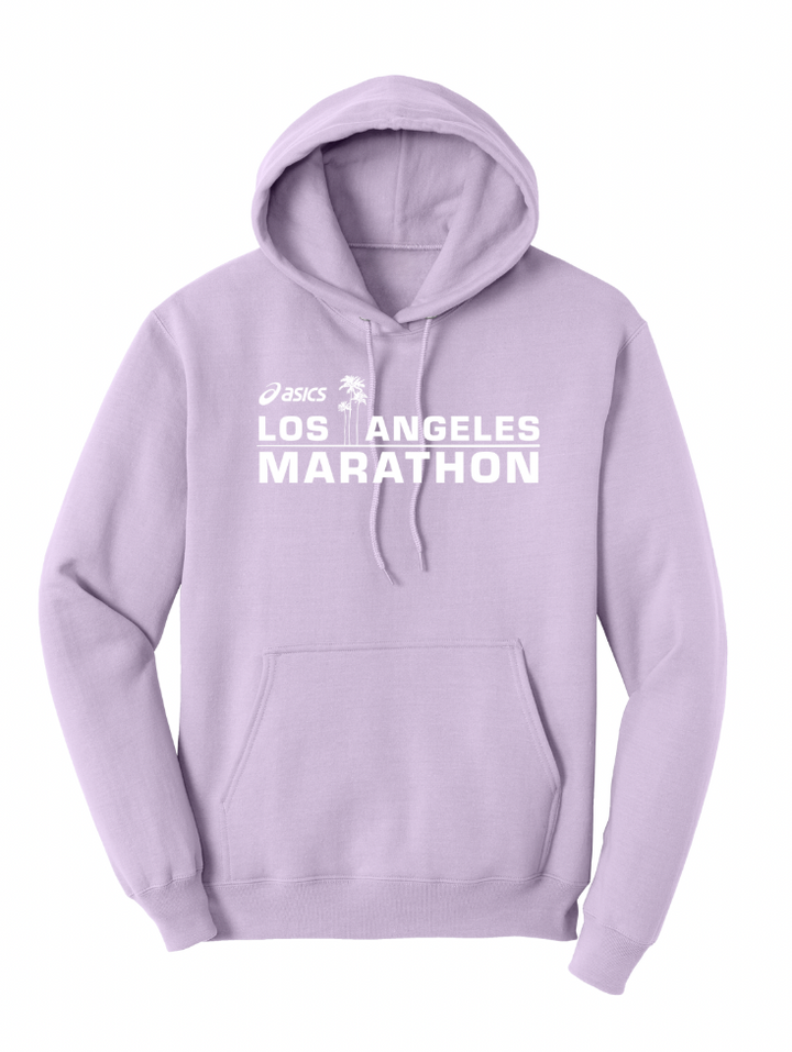 2026 ASICS Los Angeles Marathon - Unisex "Live In" Fleece Pullover Hooded Sweatshirt