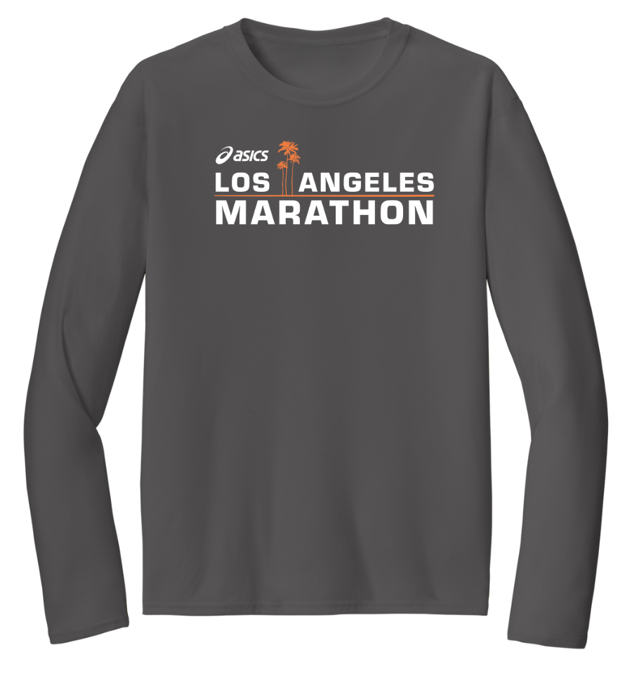 2026 ASICS Los Angeles Marathon - Unisex "Run In" Performance Long Sleeve Tee