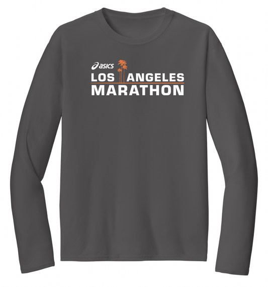 2026 ASICS Los Angeles Marathon - Unisex "Run In" Performance Long Sleeve Tee