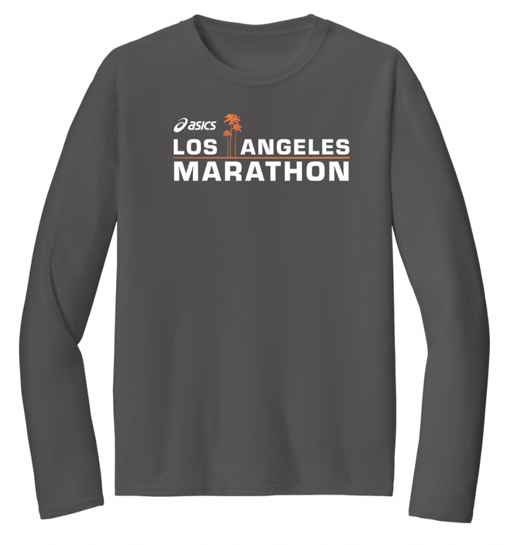 2026 ASICS Los Angeles Marathon - Unisex "Run In" Performance Long Sleeve Tee