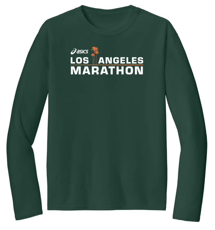 2026 ASICS Los Angeles Marathon - Unisex "Run In" Performance Long Sleeve Tee