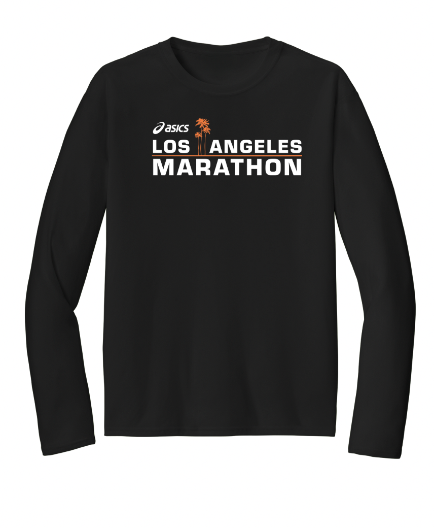 2026 ASICS Los Angeles Marathon - Unisex "Run In" Performance Long Sleeve Tee