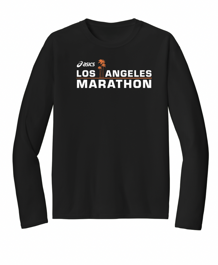 2026 ASICS Los Angeles Marathon - Unisex "Run In" Performance Long Sleeve Tee