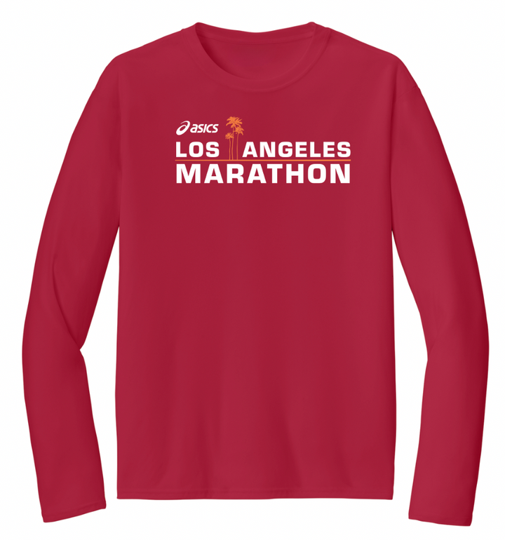 2026 ASICS Los Angeles Marathon - Unisex "Run In" Performance Long Sleeve Tee