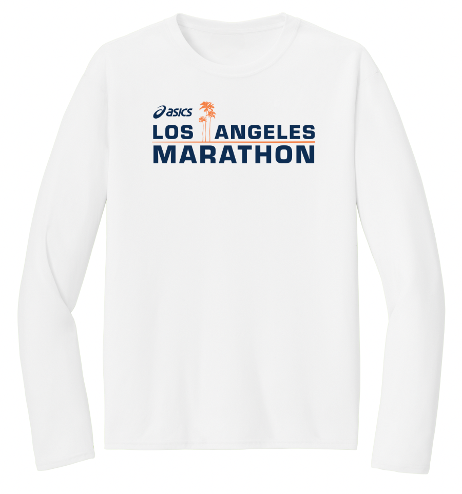 2026 ASICS Los Angeles Marathon - Unisex "Run In" Performance Long Sleeve Tee