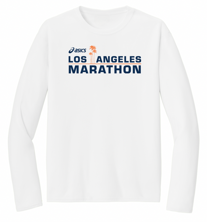 2026 ASICS Los Angeles Marathon - Unisex "Run In" Performance Long Sleeve Tee