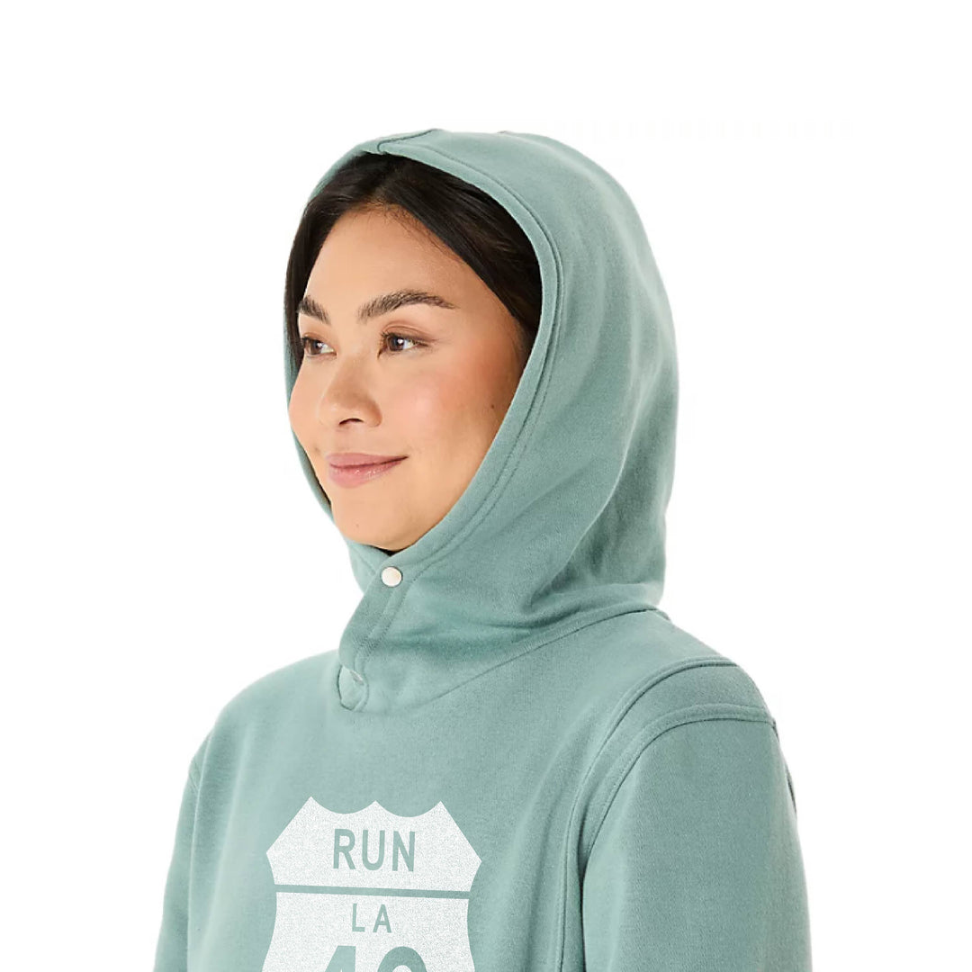 Sudadera con capucha de polar ASICS Sunday Sana (2033B739) para torneo XC Twilight Invitational