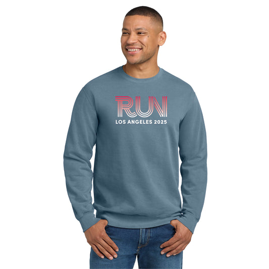 LA Marathon - Comfort Colors Adult Unisex Crewneck Sweatshirt (1566)