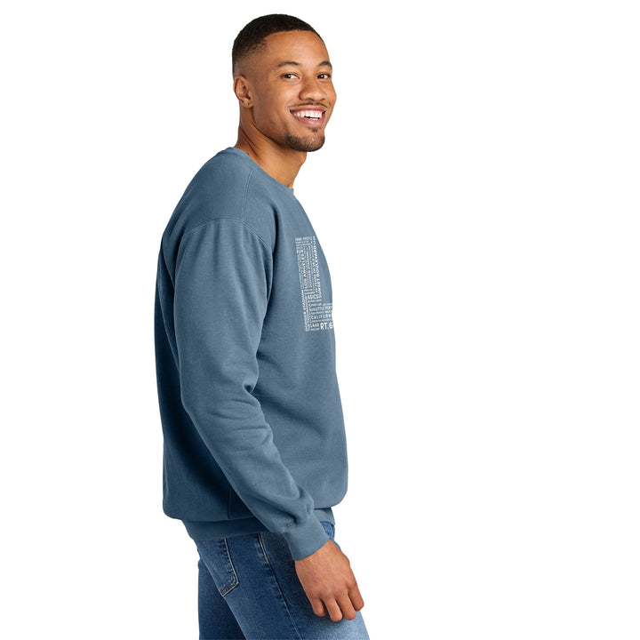 LA Marathon - Comfort Colors Adult Unisex Crewneck Sweatshirt (1566)