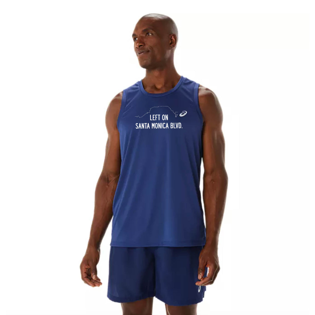 LA Marathon - ASICS Men's Ready Set LYTE Singlet (2011C657) (LA09/LA35B)