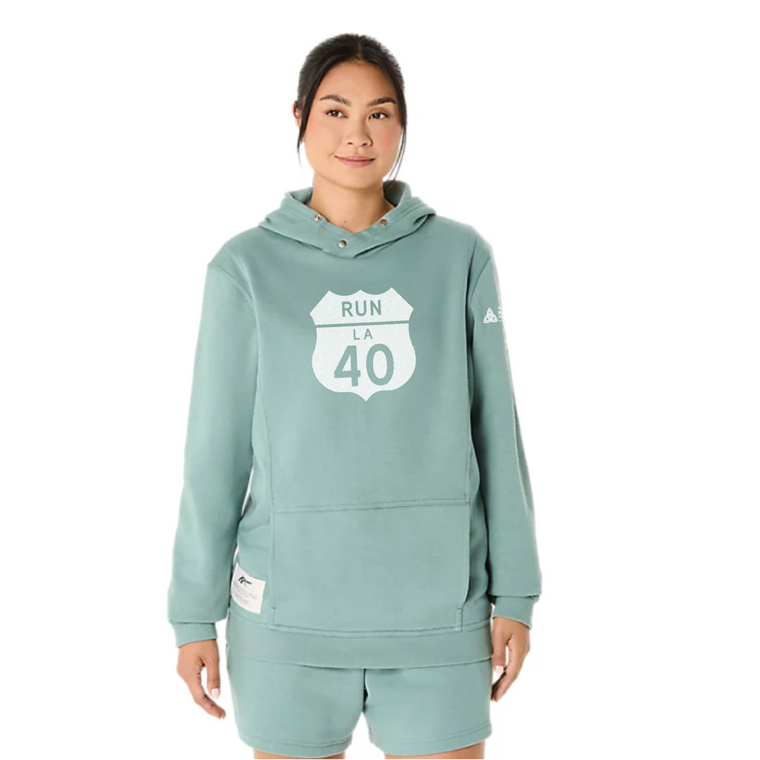 LA Marathon - ASICS Sunday Sana Fleece Hoodie Celadon (2033B739) (LA01/LA35S)