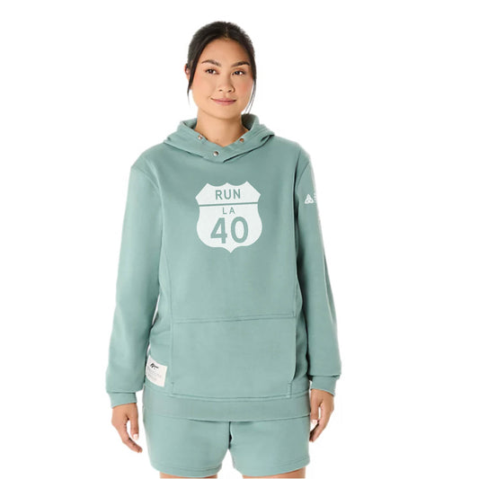 LA Marathon - ASICS Sunday Sana Fleece Hoodie Celadon (2033B739) (LA01/LA35S)