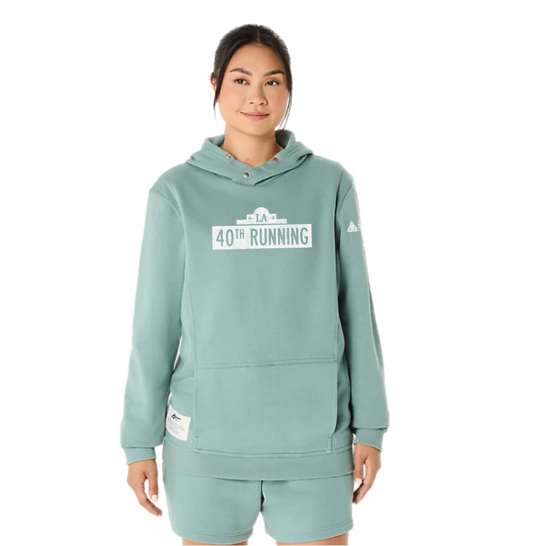 LA Marathon - ASICS Sunday Sana Fleece Hoodie Celadon (2033B739) (LA09/LA35S)