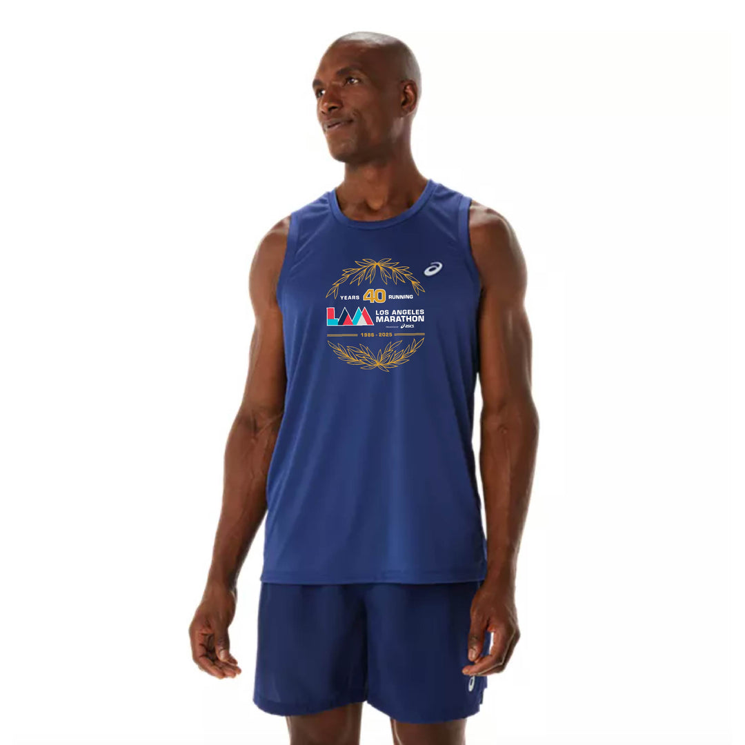 LA Marathon - ASICS Men's Ready Set LYTE Singlet (2011C657) (LA36/LA35B)