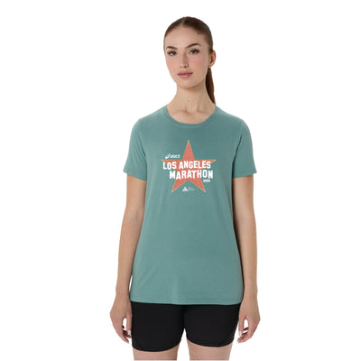2026 ASICS Los Angeles Marathon - ASICS Women's Short Sleeve Tee Celadon (2012D014) (LA26-23)
