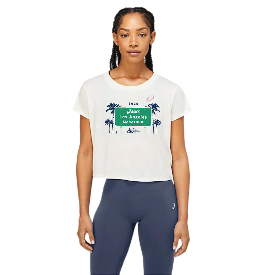 2026 ASICS Los Angeles Marathon - ASICS Women's Nagare Short Sleeve Tee Birch (2012c097) (LA26-18)