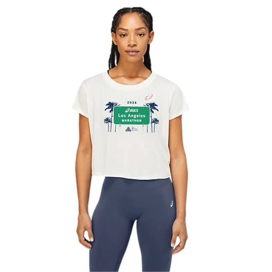 2026 ASICS Los Angeles Marathon - ASICS Women's Nagare Short Sleeve Tee Birch (2012c097) (LA26-18)