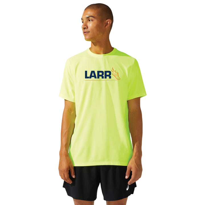 Los Angeles Road Runners - ASICS Men's Ready Set Short Sleeve Tee Safety Yellow (2011b458) (LARR-04)
