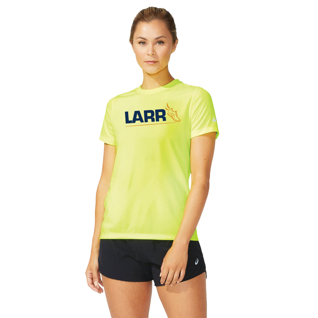 Los Angeles Road Runners - ASICS Women's Ready Set Short Sleeve Tee Safety Yellow (2012b469) (LARR-04)