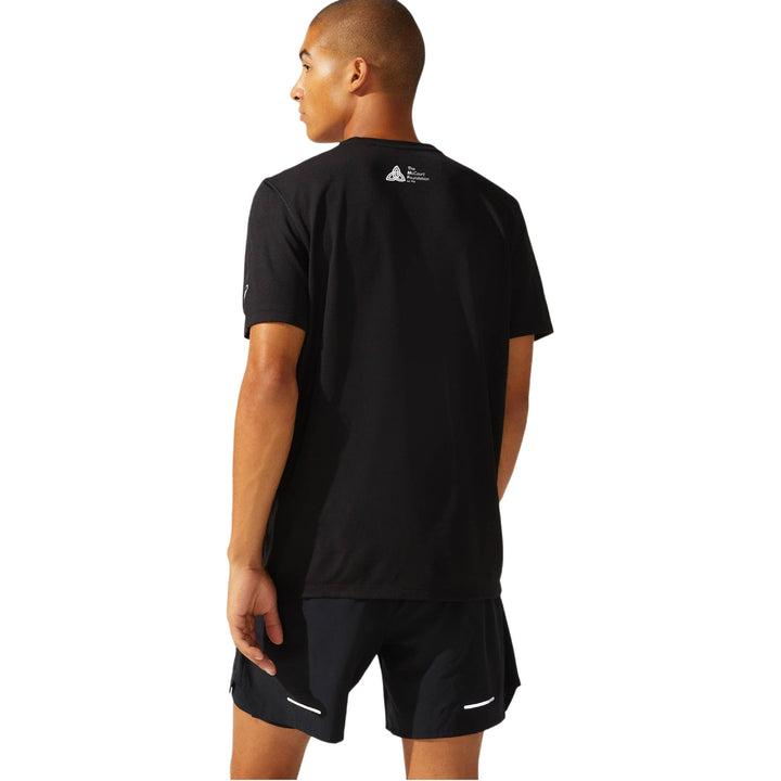 LA Marathon - ASICS Men's Ready Set Short Sleeve Tee Black (2011b458) (LA13/LA35B)