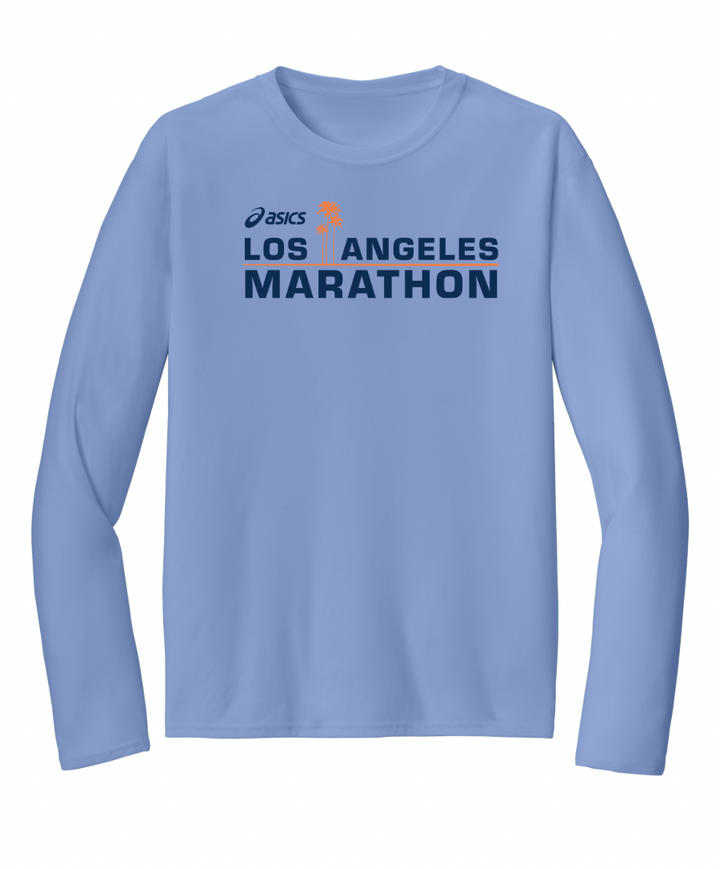 2026 ASICS Los Angeles Marathon - Unisex "Run In" Performance Long Sleeve Tee