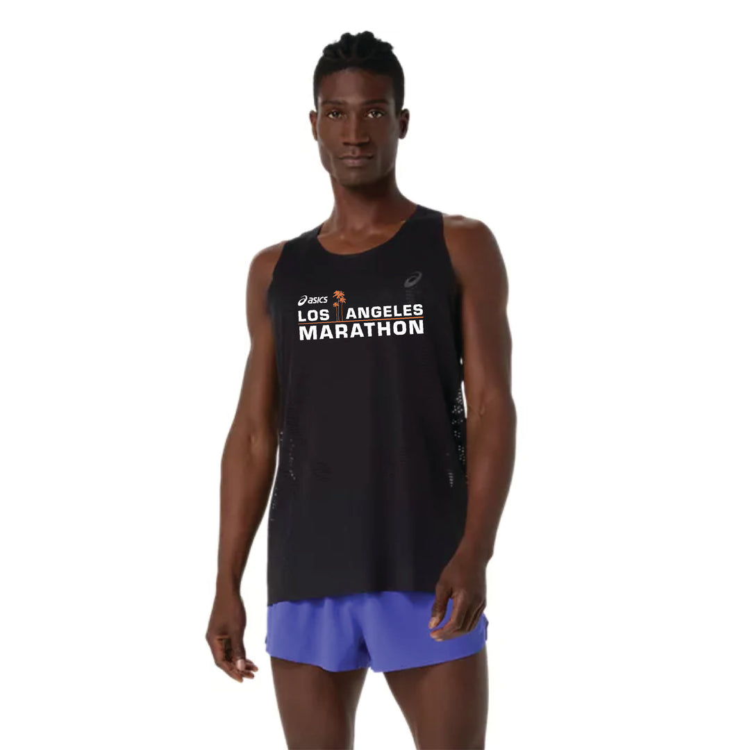 2026 ASICS Los Angeles Marathon OFFICIAL SINGLET - ASICS Men's Metarun Singlet (2011D508-001) (LA26-03)