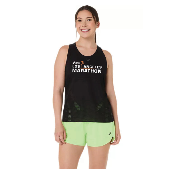 2026 ASICS Los Angeles Marathon OFFICIAL SINGLET - ASICS Women's Metarun Tank Black (2012D416) (LA26-03)