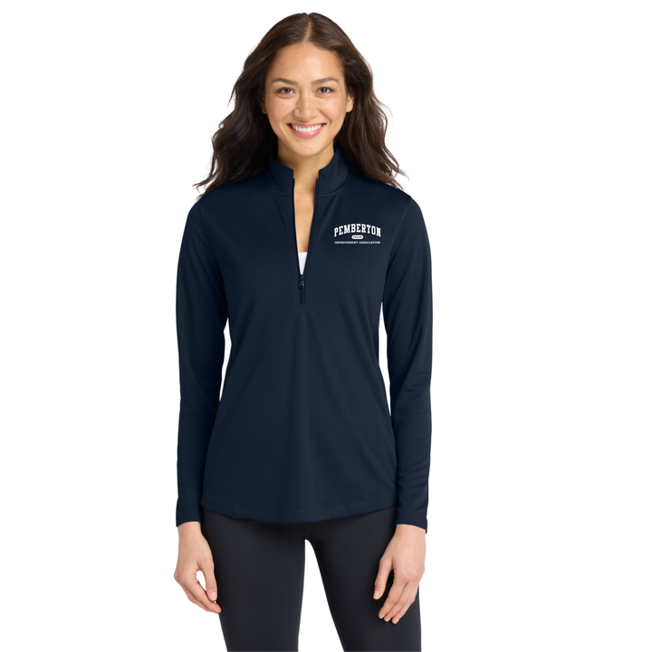 Pemberton Improvement Association- Women's Dry Zone® UV Micro-Mesh 1/4-Zip (LK112)
