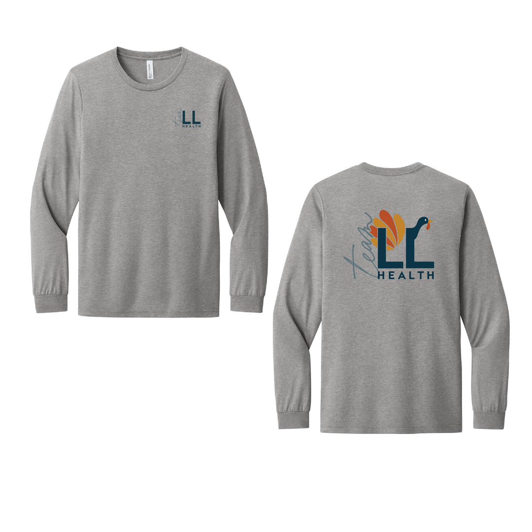 Lauren Leonard Health - BELLA+CANVAS® Unisex Triblend Long Sleeve Tee (BC3513) (L035 LC, L036 BACK)