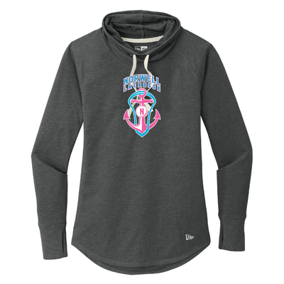 Redbrook Community - Camiseta de mezcla de algodón con cuello vuelto para mujer (LNEA123) 