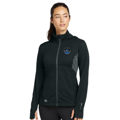 Máximo rendimiento - Chaqueta softshell Pivot de OGIO® para mujer (LOE721)