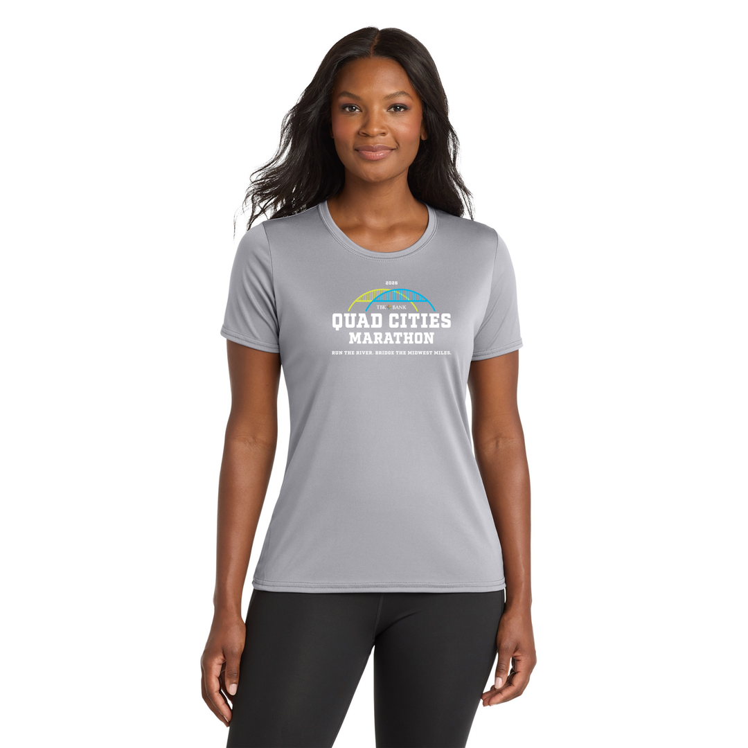 Quad Cities Marathon - "Run In" Women's Tee (LPC380)