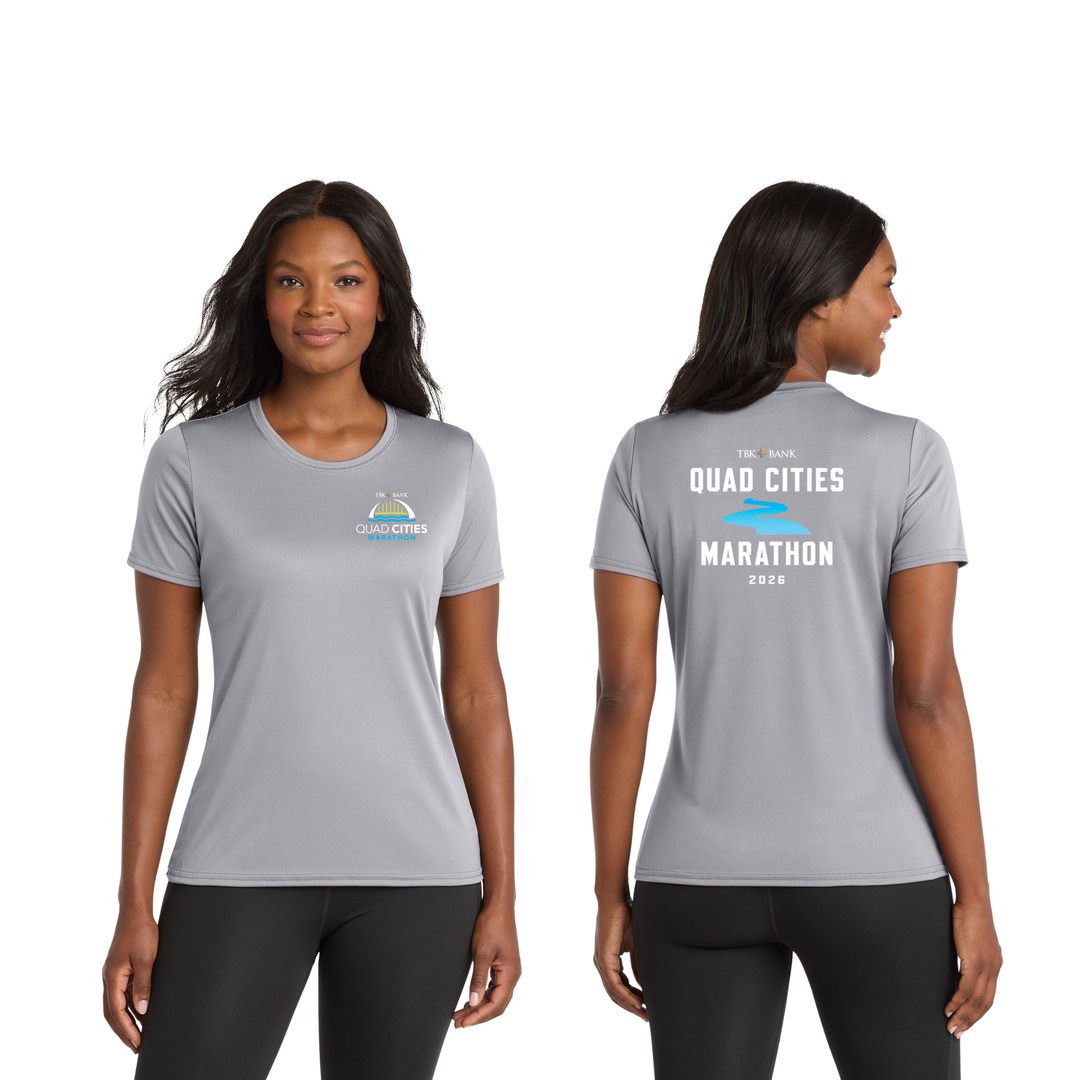 Quad Cities Marathon - "Run In" Women's Tee (LPC380)