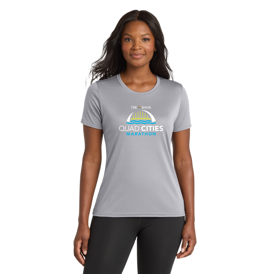 Quad Cities Marathon - "Run In" Women's Tee (LPC380)