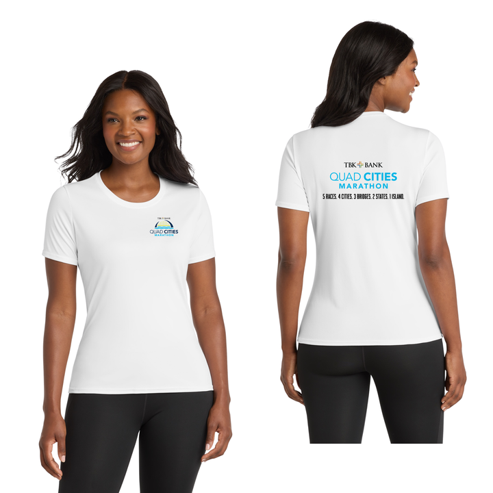 Quad Cities Marathon - "Run In" Women's Tee (LPC380)